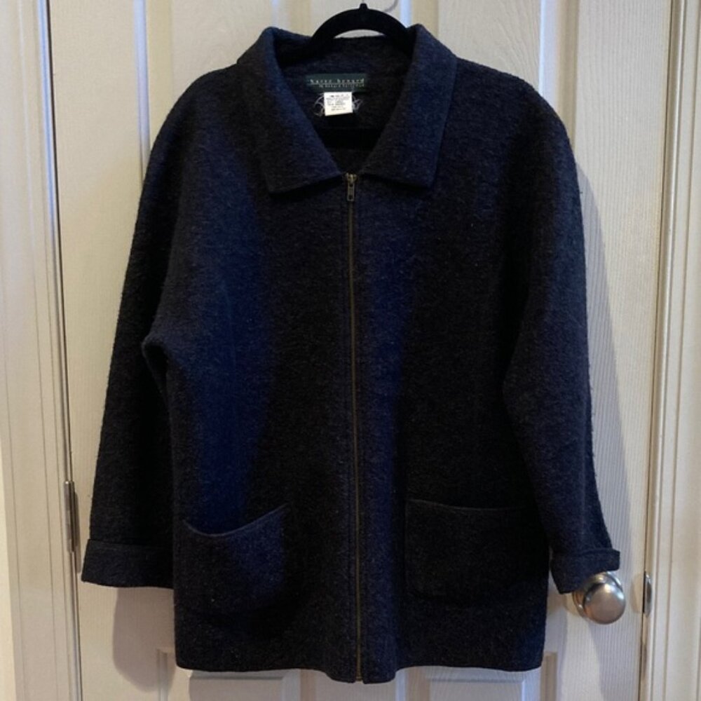 EUC Harve Benard Boiled Wool Jacket